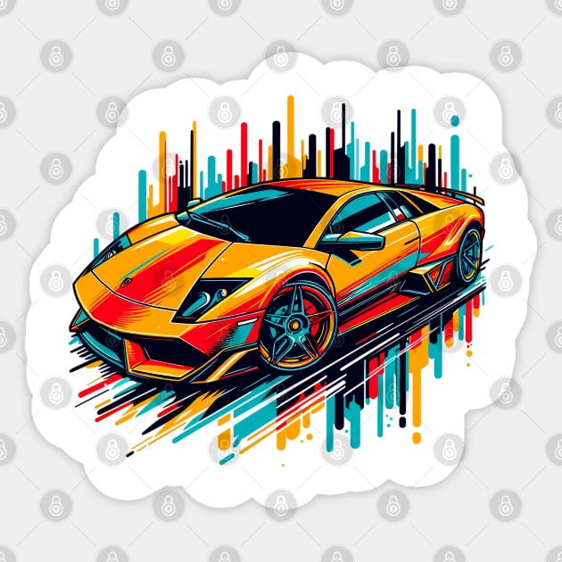 Lamborghini Murcielago Sticker by Vehicles-Art
